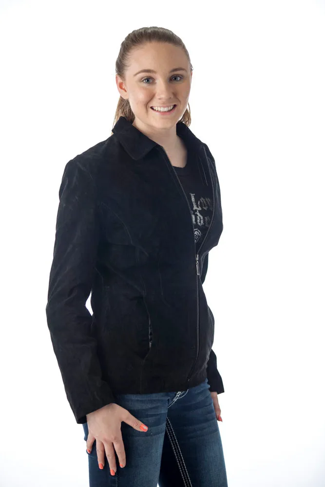 Women's Genuine Suede Leather Fashion Jacket - Imported