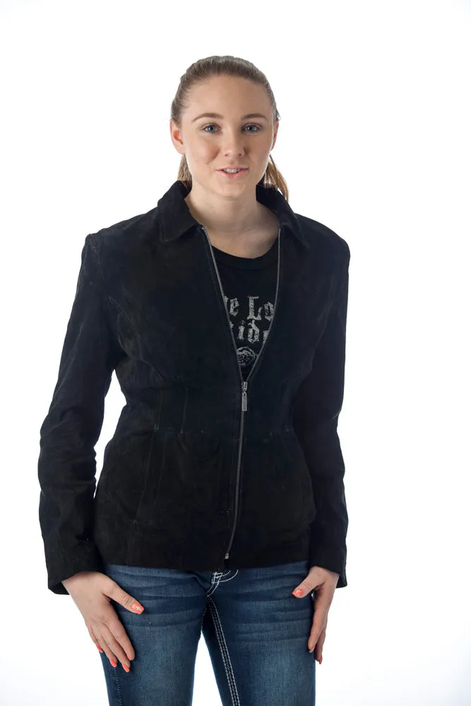 Women's Genuine Suede Leather Fashion Jacket - Imported