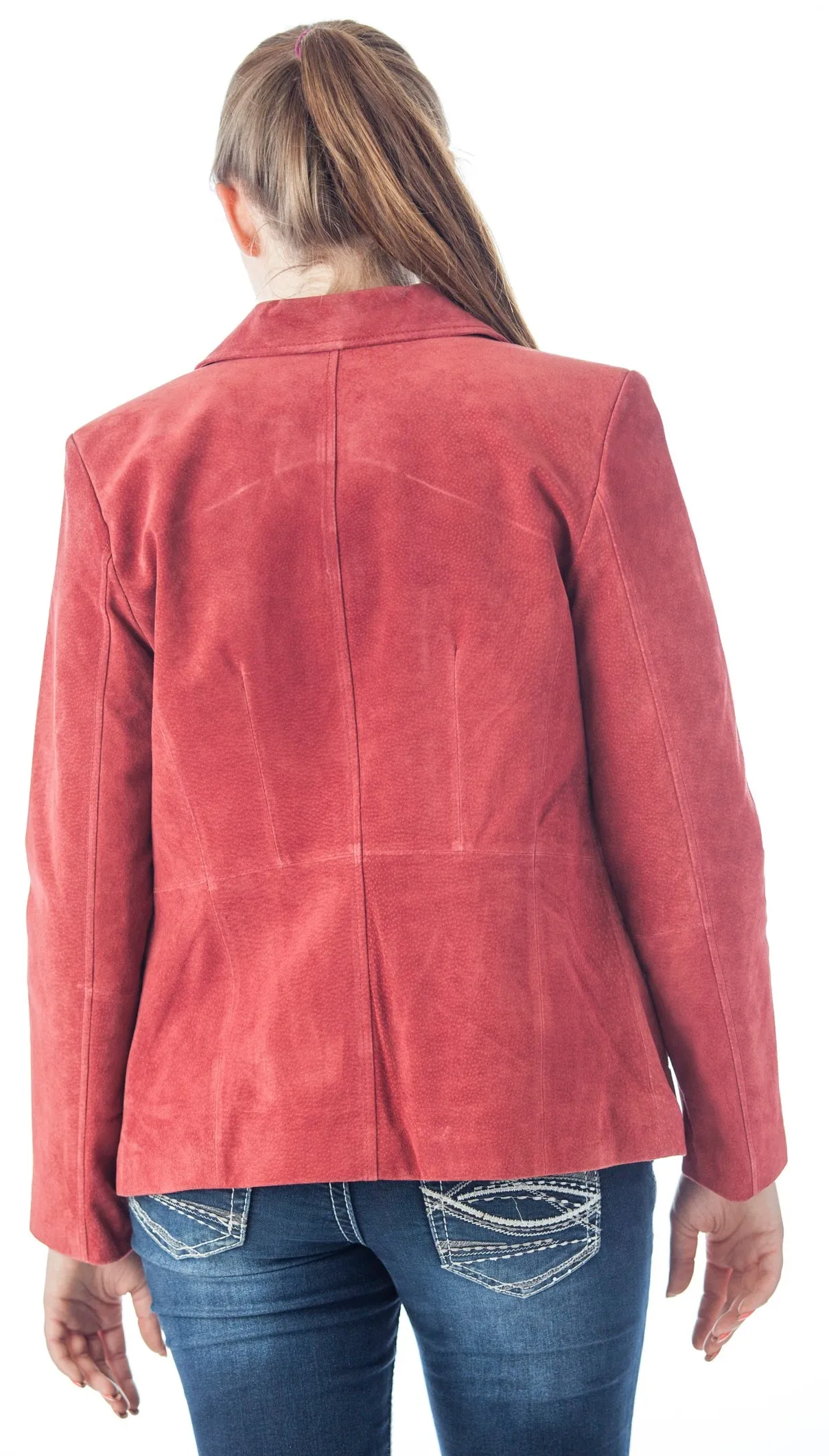 Women's Genuine Suede Leather Fashion Jacket - Imported