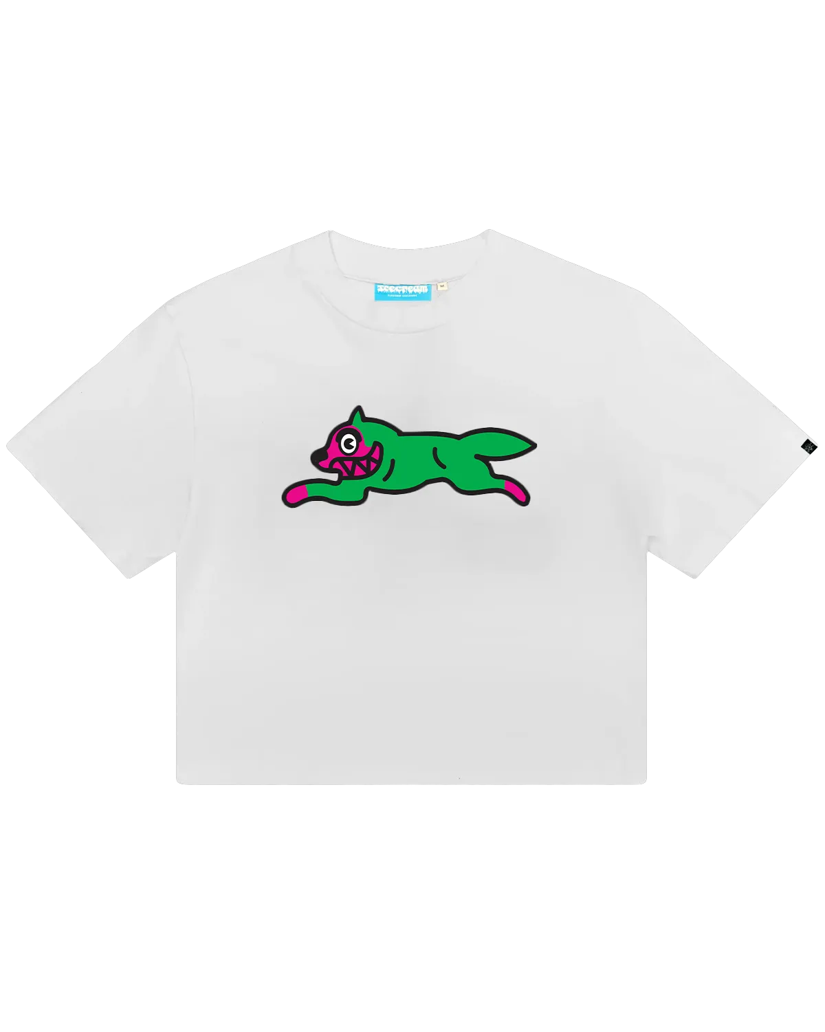 Womens Running Dog Cropped Tee