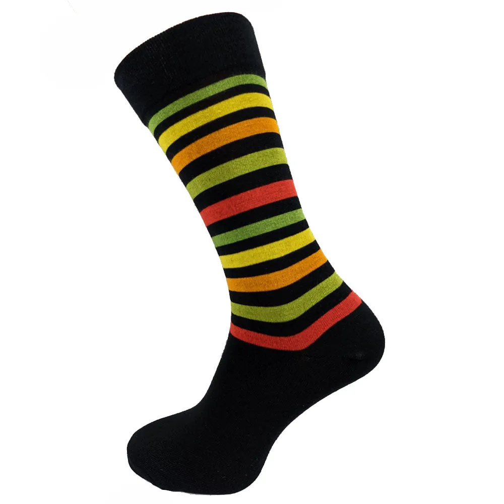 Zesty Stripe Bamboo Socks